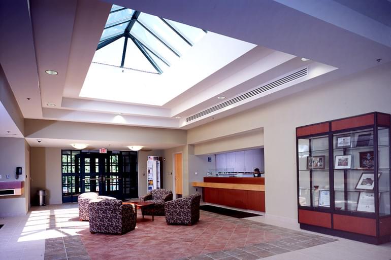 Saline Municipal Building lobby area