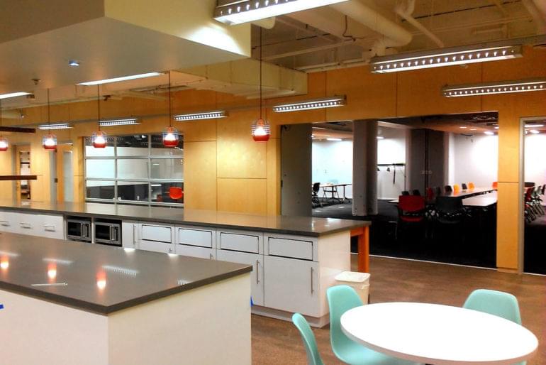 Tech town kitchen area