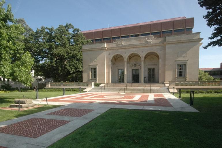 University of Michigan Clements Library piazza